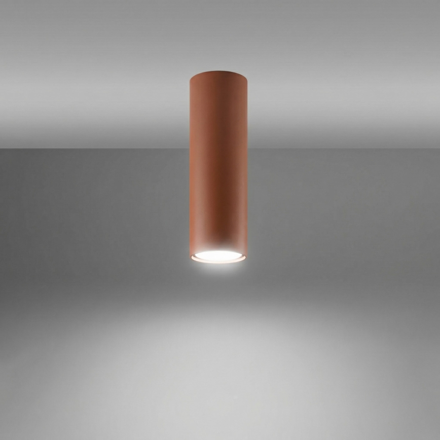 Spot LAGOS 1xGU10/10W/230V 20 cm castanho