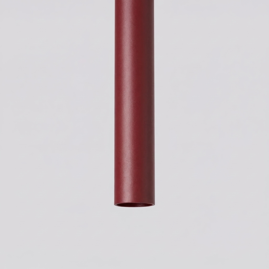 Lustre pendente em cabo PASTELO 1xG9/8W/230V vermelho
