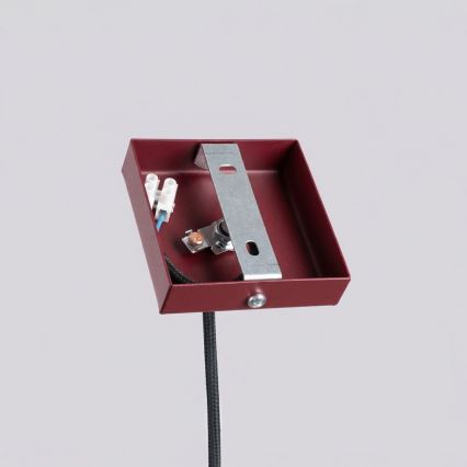 Lustre pendente em cabo PASTELO 1xG9/8W/230V vermelho