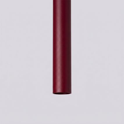 Lustre suspenso com cabo PASTELO 2xG9/8W/230V vermelho
