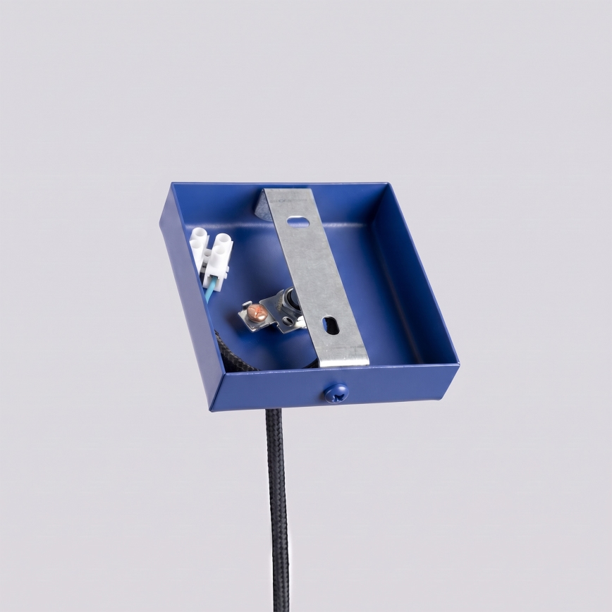 Lustre com cabo PASTELO 1xG9/8W/230V azul