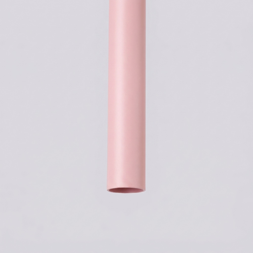 Pendente em cabo PASTELO 2xG9/8W/230V rosa