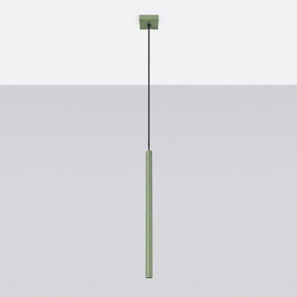 Pendente em cabo PASTELO 1xG9/8W/230V verde
