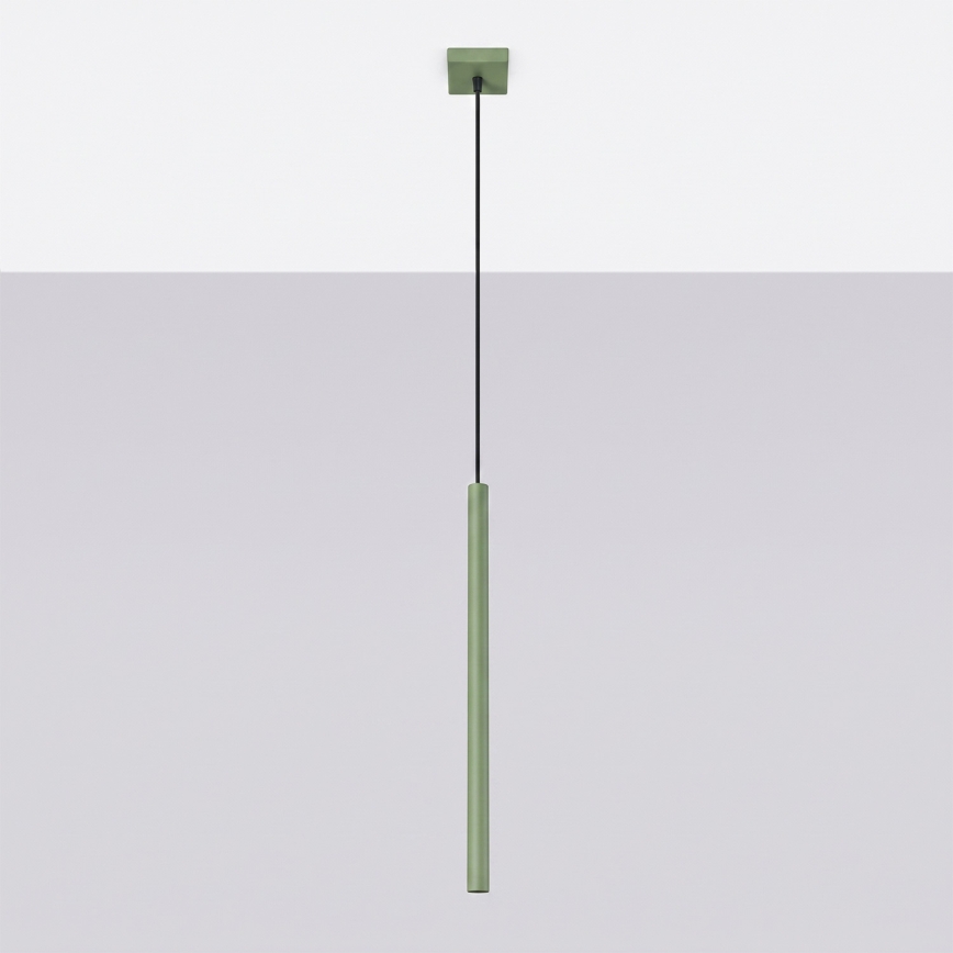 Pendente em cabo PASTELO 1xG9/8W/230V verde