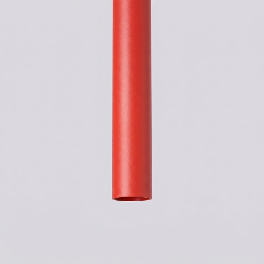 Lustre suspenso por cabo PASTELO 2xG9/8W/230V vermelho