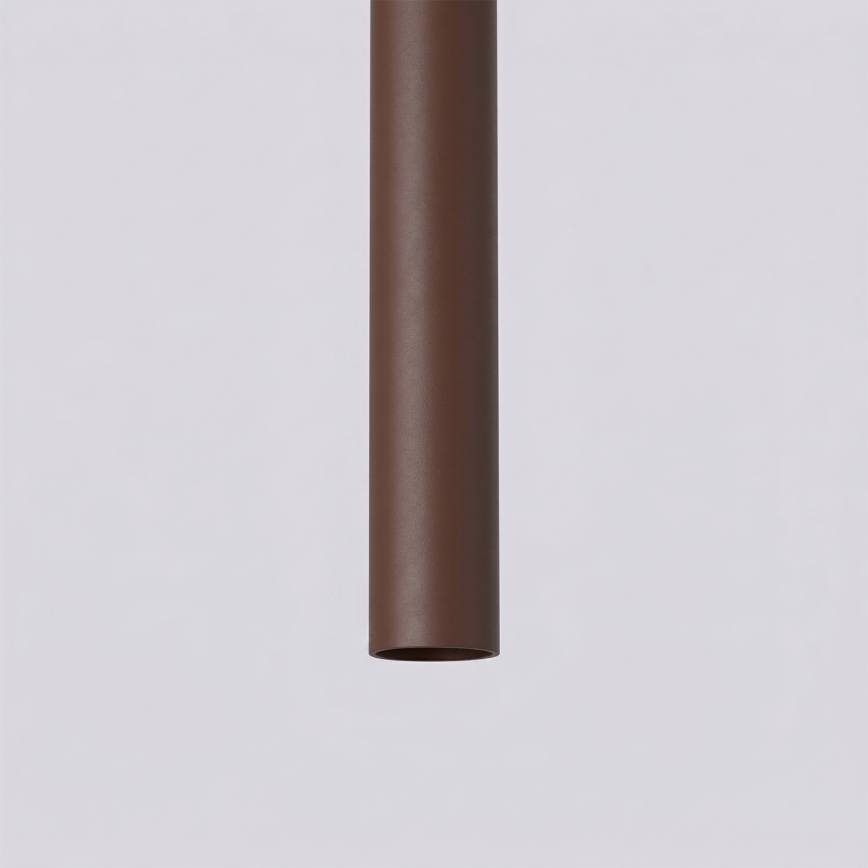 Lustre em cabo PASTELO 1xG9/8W/230V castanho