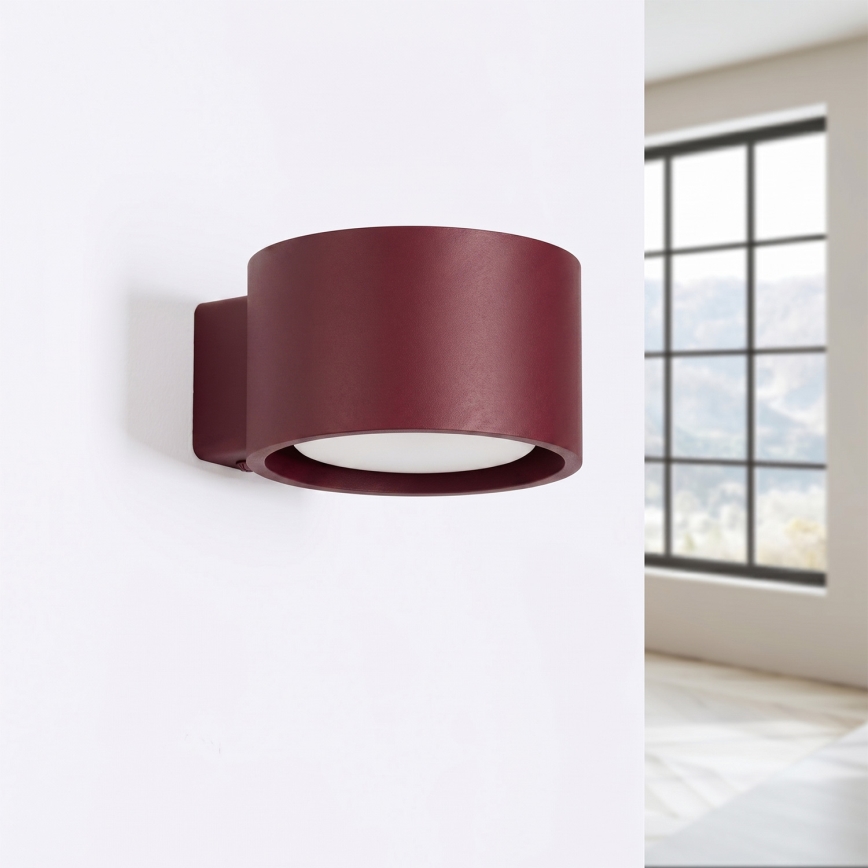 Aplique de parede MODO 1xGX53/10W/230V vermelho