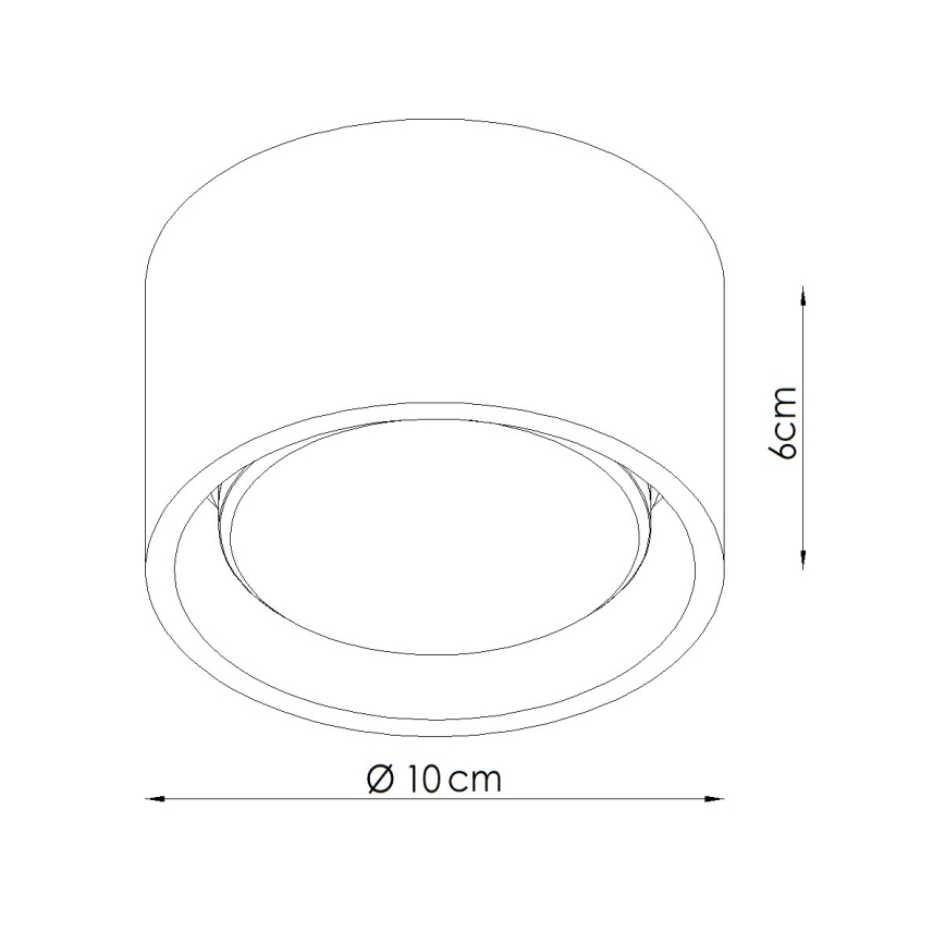 Spot orientável MODO 1xGX53/10W/230V rosa