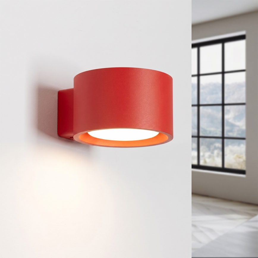Luminária de parede MODO 1xGX53/10W/230V vermelha