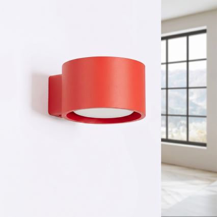 Luminária de parede MODO 1xGX53/10W/230V vermelha