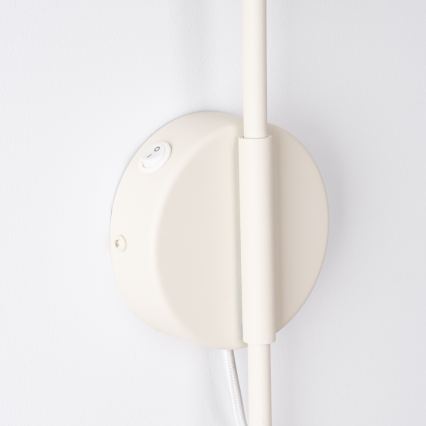 Candeeiro de parede NOX 1xE14/10W/230V creme