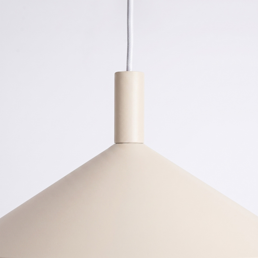 Lustre suspenso em cabo NOX 1xE27/15W/230V creme