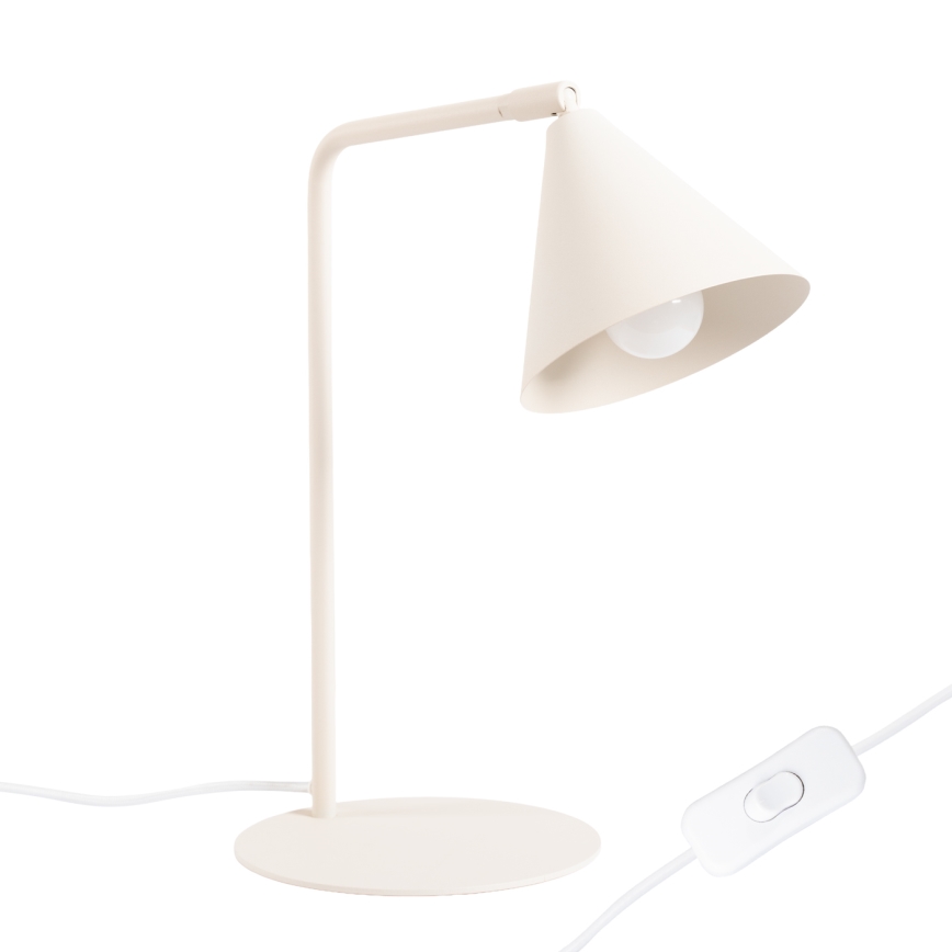 Candeeiro de mesa NOX 1xE14/10W/230V creme