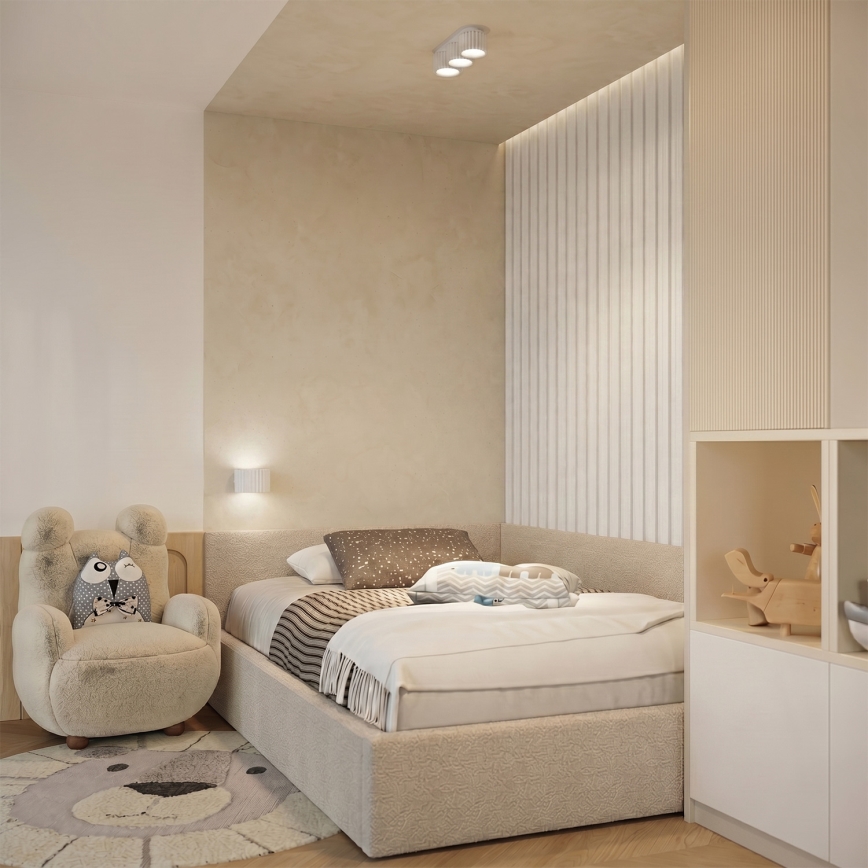 Aplique de parede AURA 1xGX53/10W/230V branco
