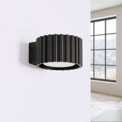 Aplique de parede AURA 1xGX53/10W/230V preto