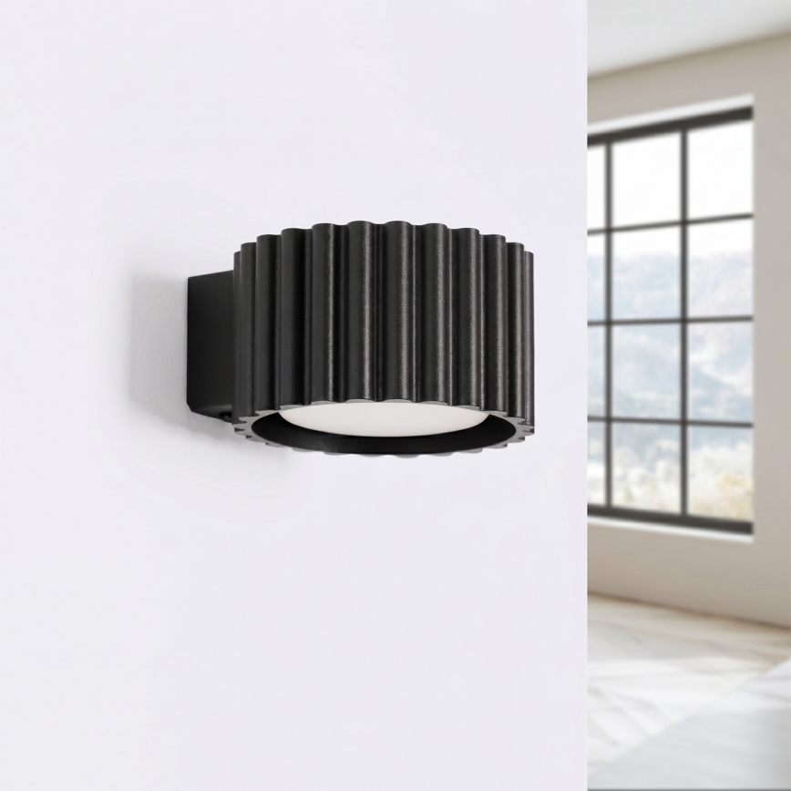 Aplique de parede AURA 1xGX53/10W/230V preto