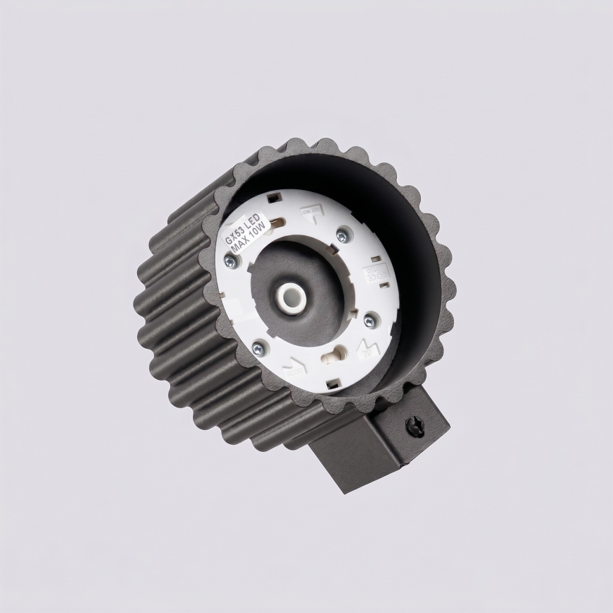 Aplique de parede AURA 1xGX53/10W/230V preto