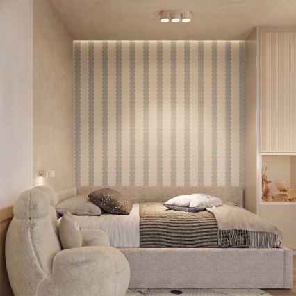 Aplique de parede AURA 1xGX53/10W/230V creme