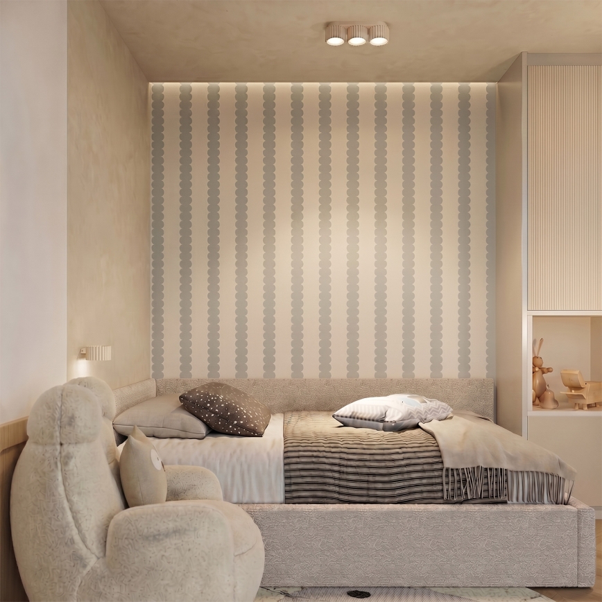 Aplique de parede AURA 1xGX53/10W/230V creme