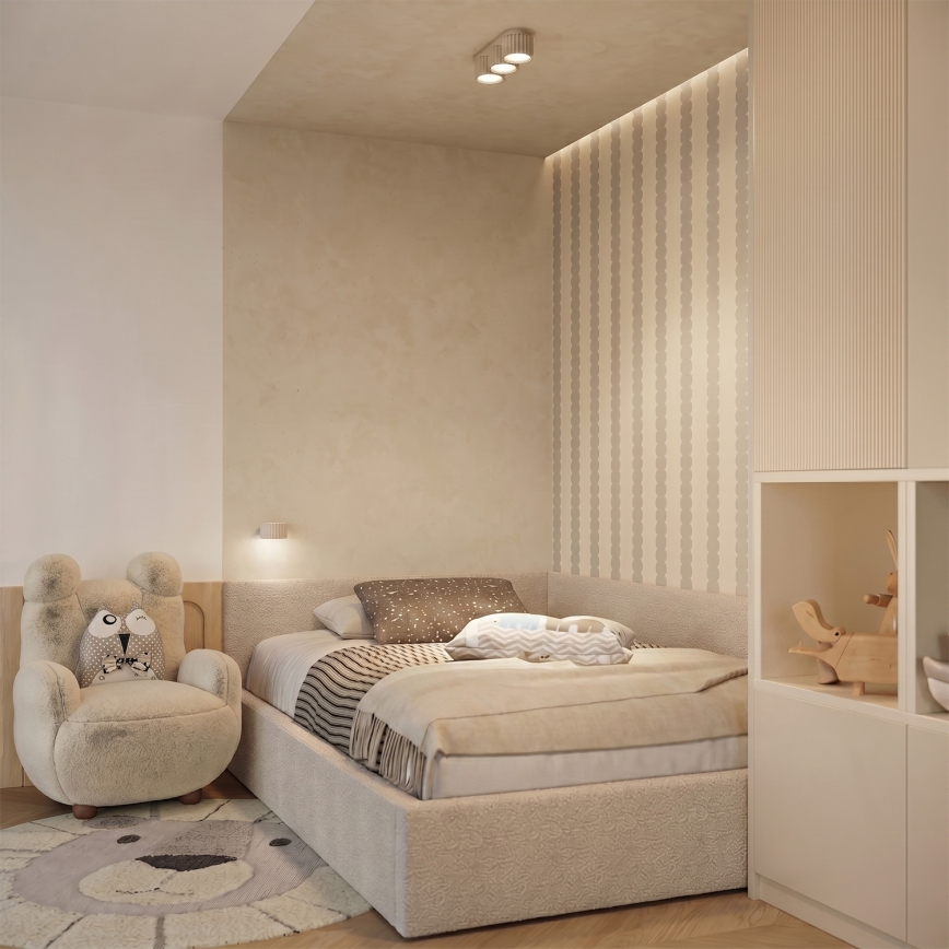 Aplique de parede AURA 1xGX53/10W/230V creme