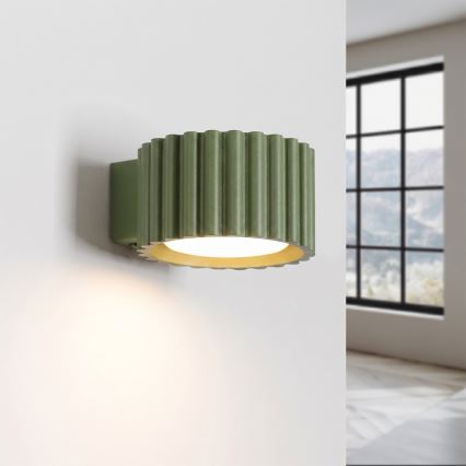Aplique de parede AURA 1xGX53/10W/230V verde