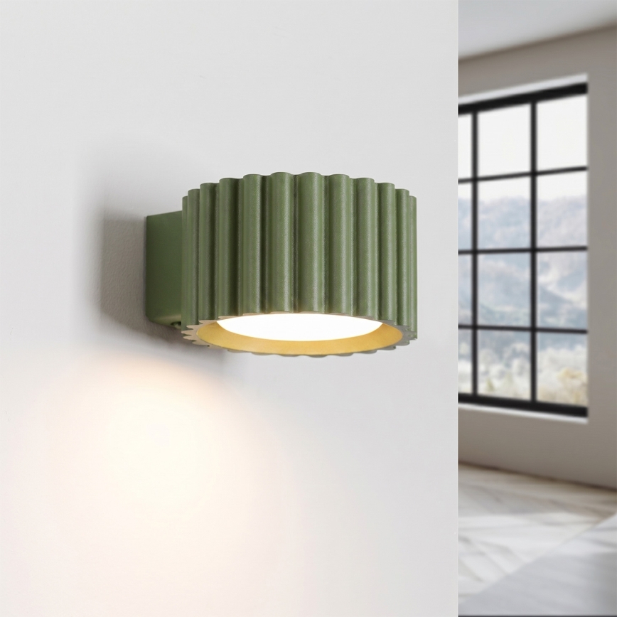 Aplique de parede AURA 1xGX53/10W/230V verde