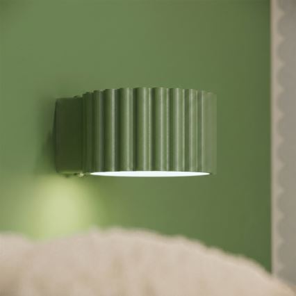 Aplique de parede AURA 1xGX53/10W/230V verde