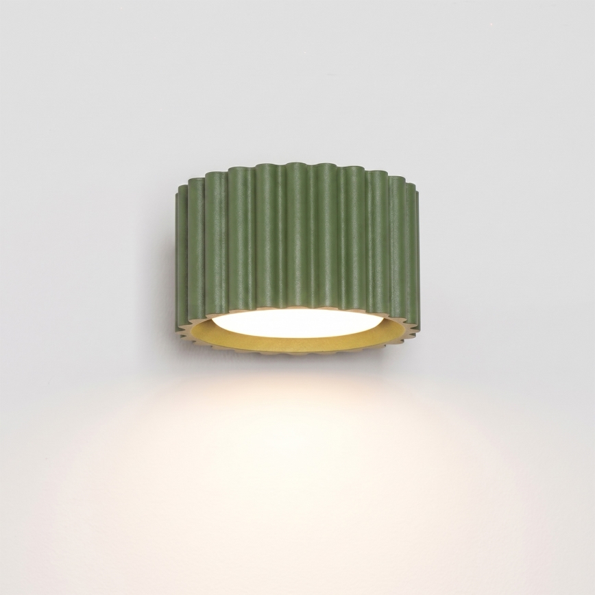Aplique de parede AURA 1xGX53/10W/230V verde