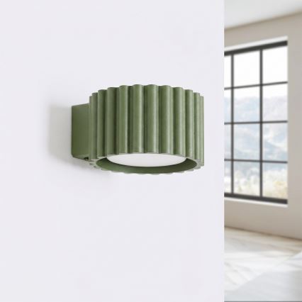 Aplique de parede AURA 1xGX53/10W/230V verde