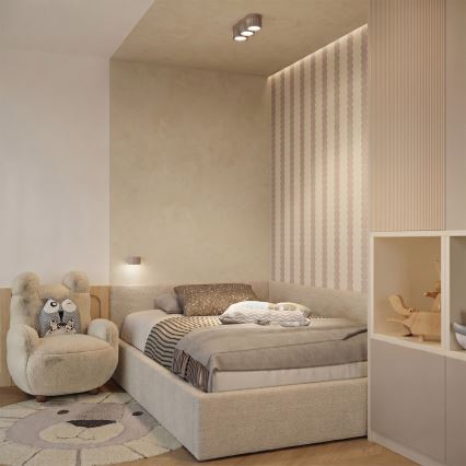 Aplique de parede AURA 1xGX53/10W/230V taupe