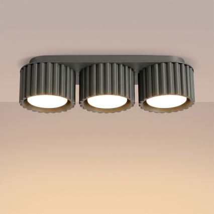 Spot AURA 3xGX53/10W/230V preto