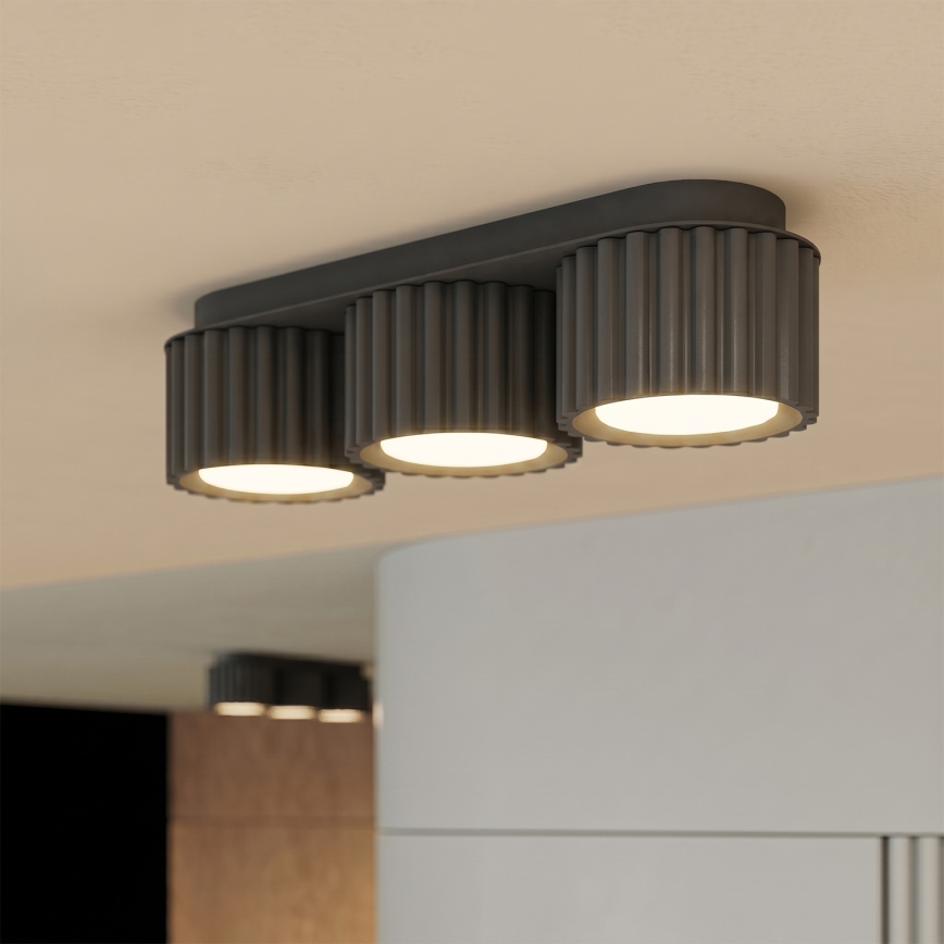 Spot AURA 3xGX53/10W/230V preto