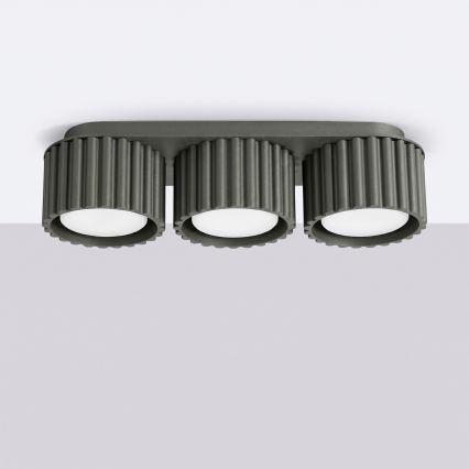 Spot AURA 3xGX53/10W/230V preto