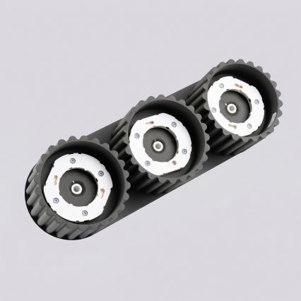 Spot AURA 3xGX53/10W/230V preto