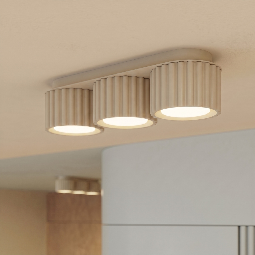 Spot AURA 3xGX53/10W/230V creme