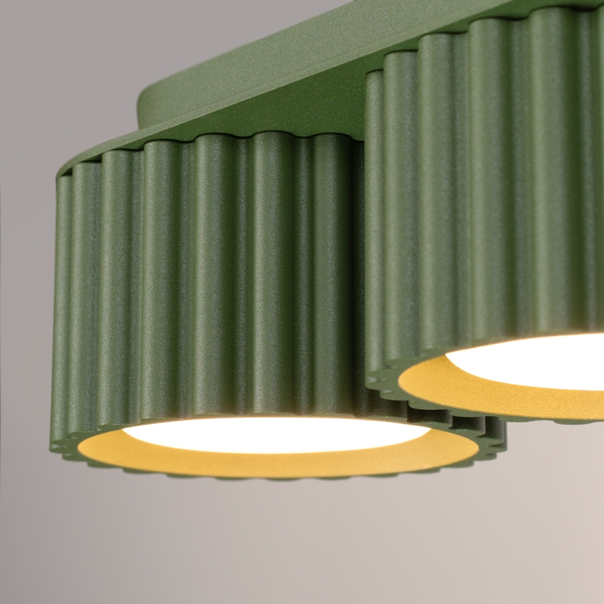 Candeeiro de focos AURA 3xGX53/10W/230V verde