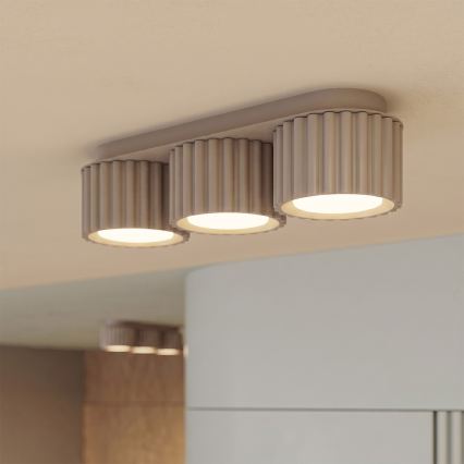 Spot AURA 3xGX53/10W/230V taupe
