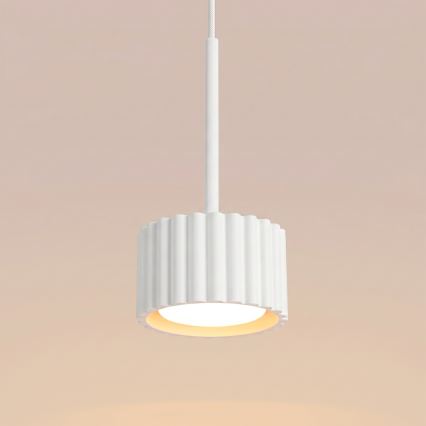 Candeeiro suspenso por cabo AURA 1xGX53/10W/230V branco