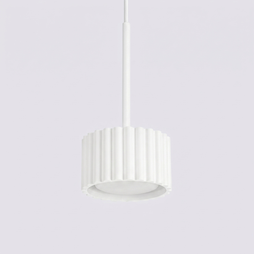 Candeeiro suspenso por cabo AURA 1xGX53/10W/230V branco