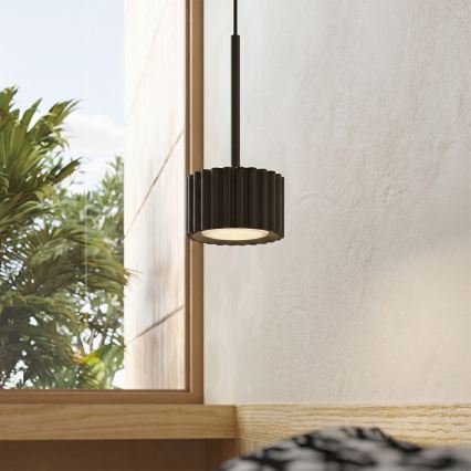 Lustre suspenso por cabo AURA 1xGX53/10W/230V, preto
