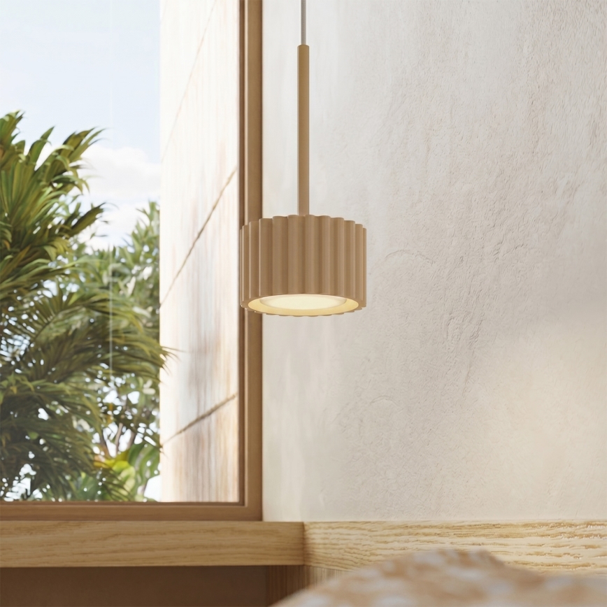 Lustre suspenso por cabo AURA 1xGX53/10W/230V creme