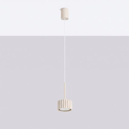 Lustre suspenso por cabo AURA 1xGX53/10W/230V creme