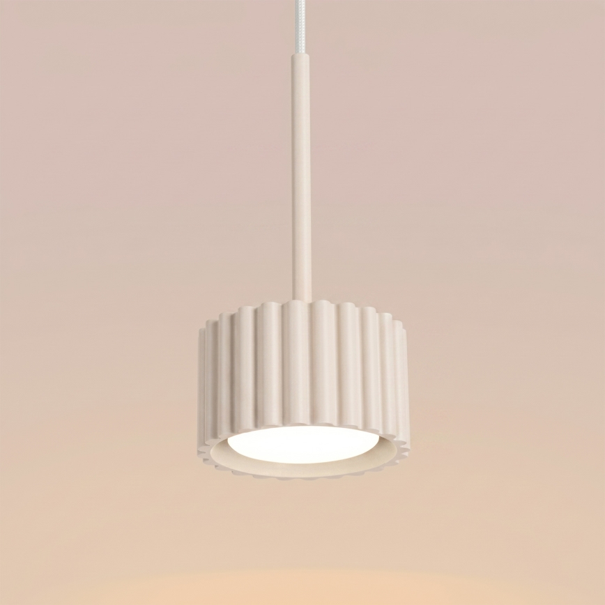 Lustre suspenso por cabo AURA 1xGX53/10W/230V creme