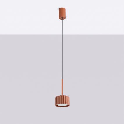 Lustre suspenso por cabo AURA 1xGX53/10W/230V vermelho