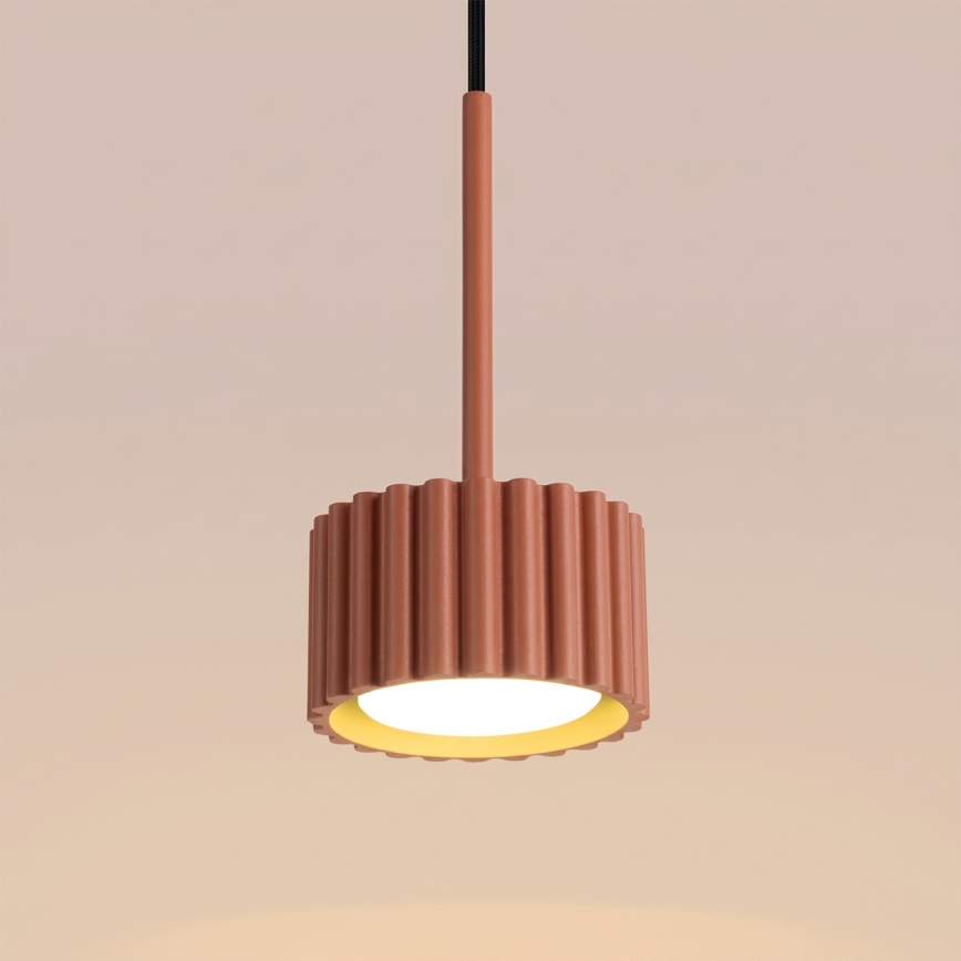 Lustre suspenso por cabo AURA 1xGX53/10W/230V vermelho