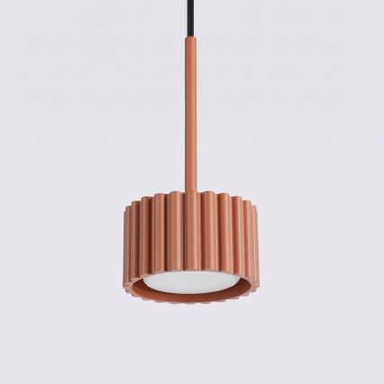 Lustre suspenso por cabo AURA 1xGX53/10W/230V vermelho