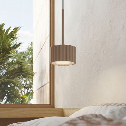 Lustre suspenso por cabo AURA 1xGX53/10W/230V taupe