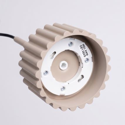 Lustre suspenso por cabo AURA 1xGX53/10W/230V taupe