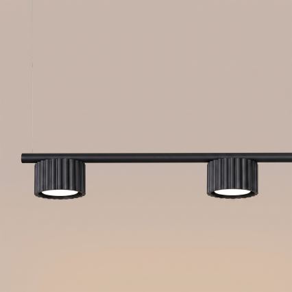 Candeeiro suspenso AURA com cabo 4xGX53/10W/230V, preto
