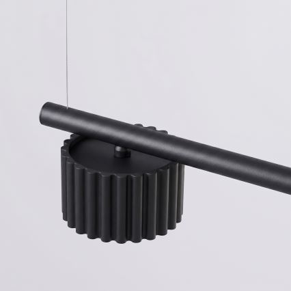 Candeeiro suspenso AURA com cabo 4xGX53/10W/230V, preto